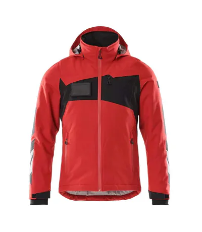 Mens Accelerate Cli Jacket Traffic Red Black Mascot