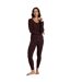 Haut thermique blaze femme violet foncé Animal-3