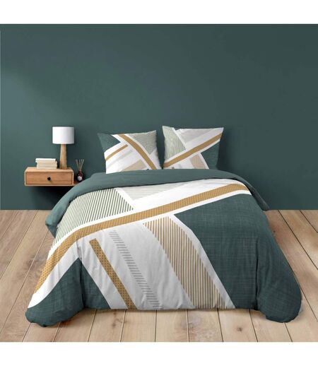 Parure de Lit 3 Pièces Zephyr 240x220cm Vert