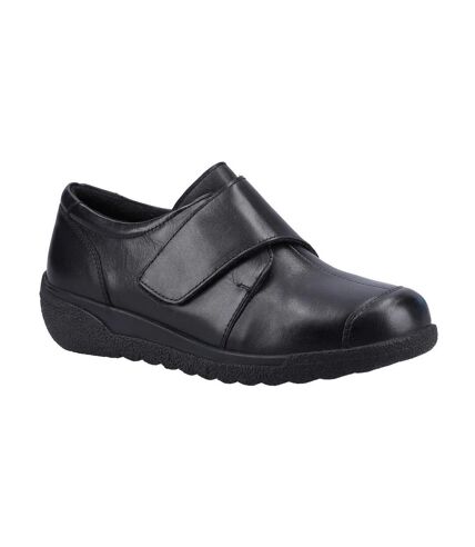 Fleet & Foster Womens/Ladies Herdwick Leather Casual Shoes (Black) - UTFS10162