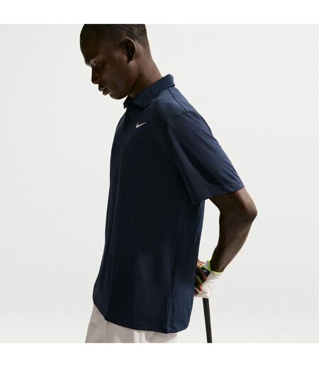 Polo Manches Courtes Performance Homme Bleu Marine Blanc Nike