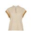 T-Shirt beige/jaune femme vila visumira-1