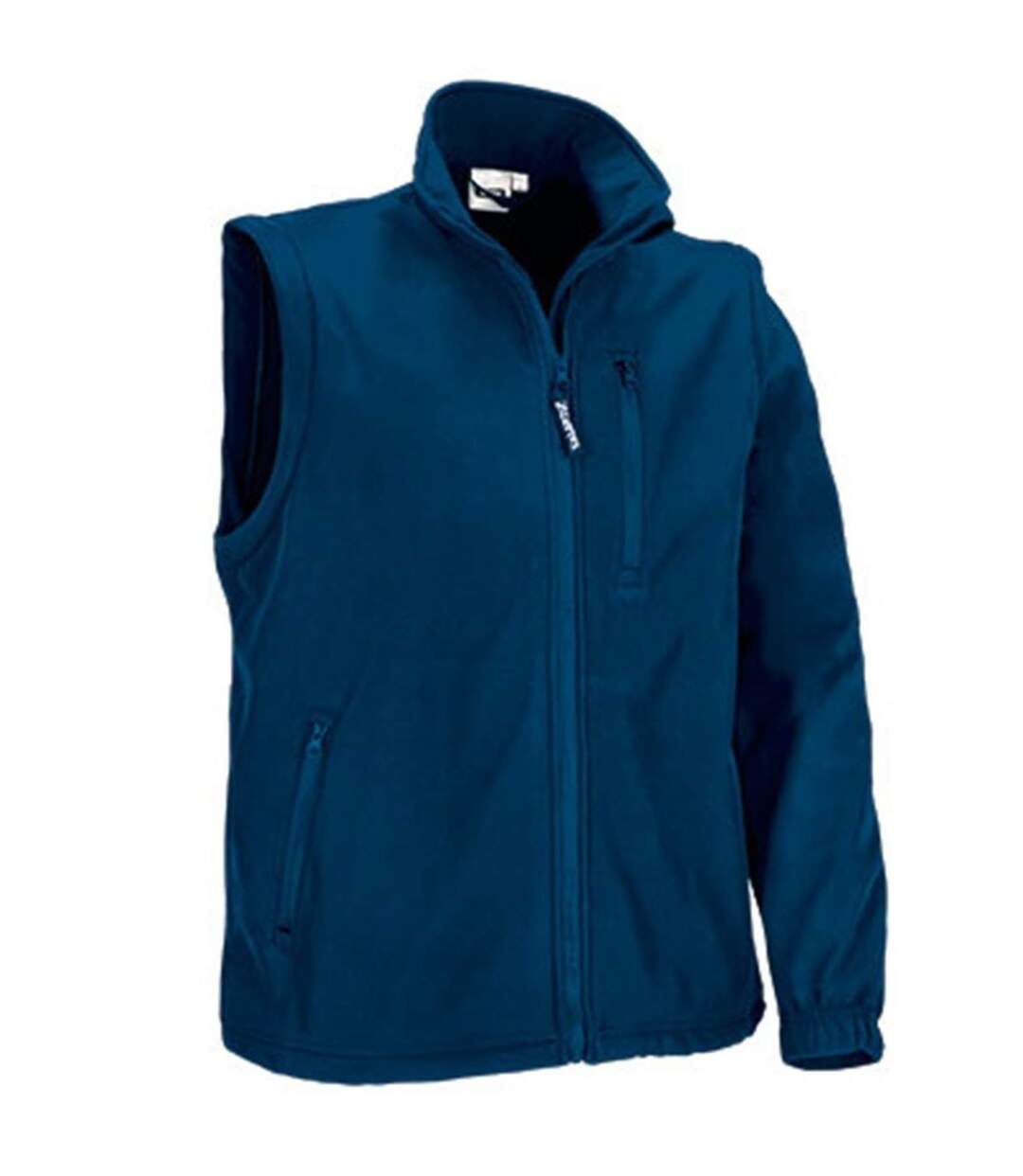 Veste softshell manches amovibles - Homme - REF HALIFAX - bleu marine