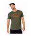 T-shirt homme col rond en jersey 140grm imprimé devant Log5 Vondutch-1