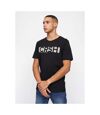 Crosshatch Mens Sullivan T-Shirt (Black)