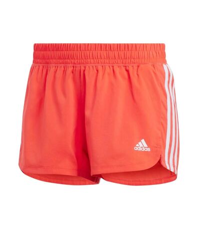 Short de sport orange femme adidas pacer 3s - l