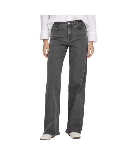 Jean droit gris femme only sanna