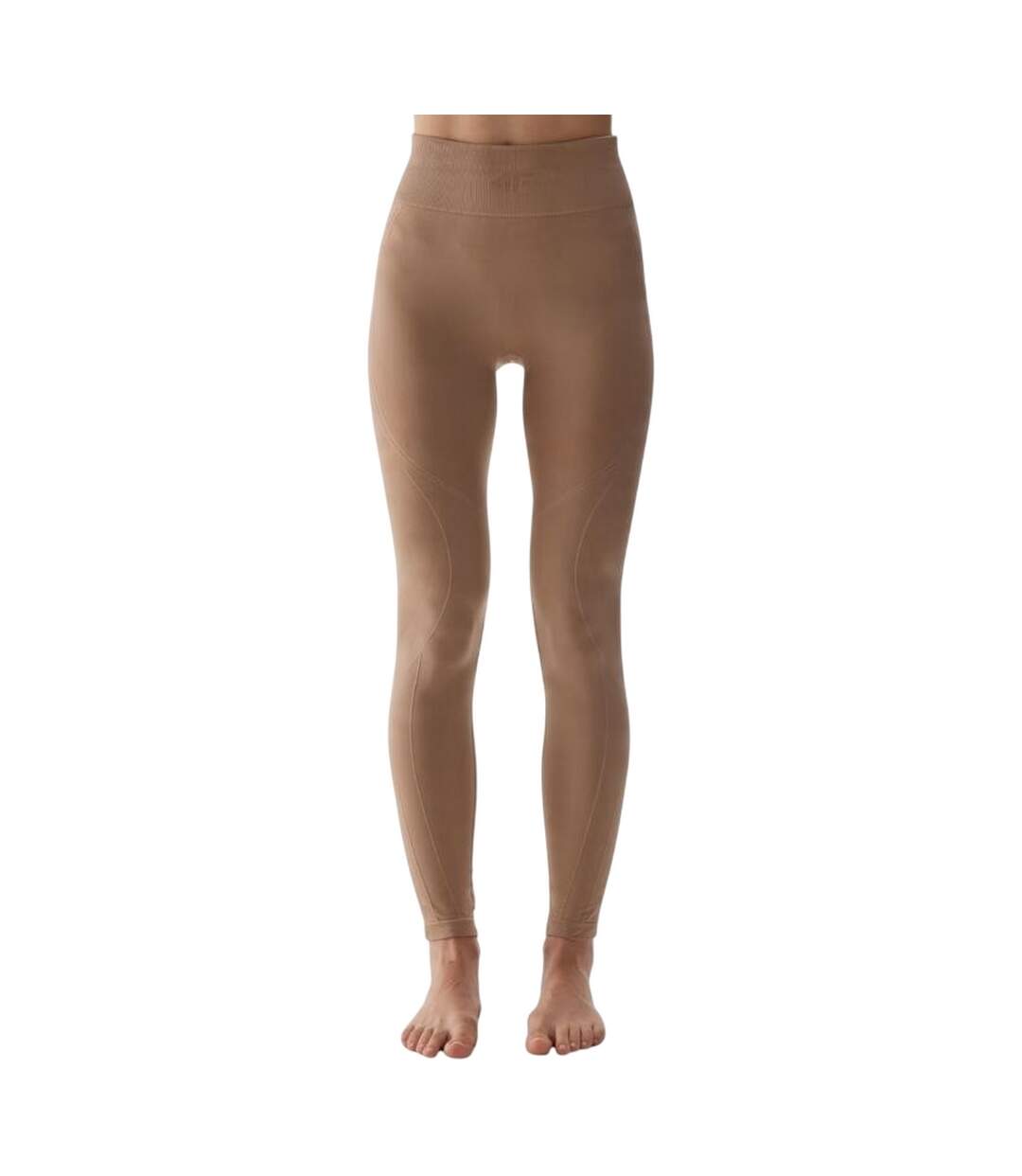 Legging Waw24useaf157 Femme Marron Clair 4F-2
