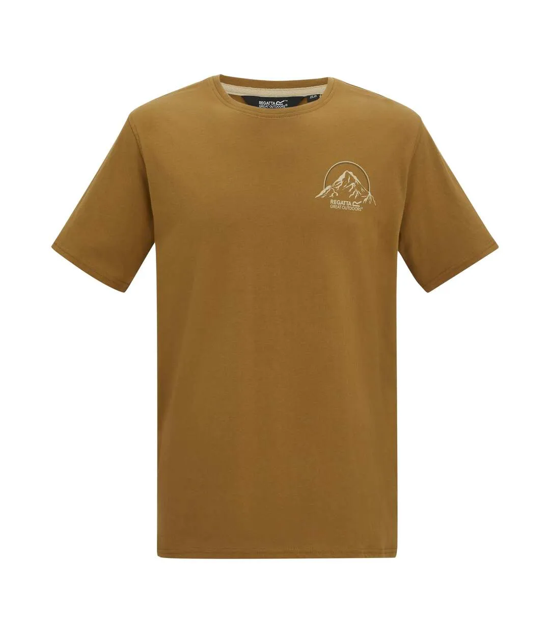 T-shirt Cline Original Outdoor Homme Brun Clair Vif Regatta-2