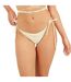 Womens/ladies Crochet Bikini Bottoms Yellow Brave Soul-3