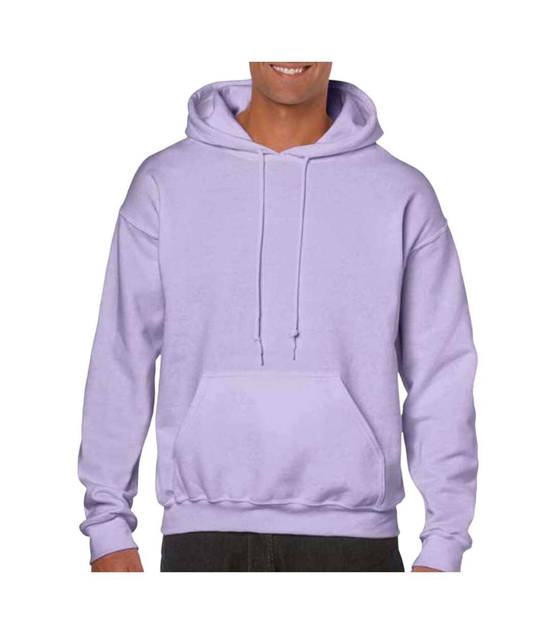 Sweat à capuche homme violet Gildan-1