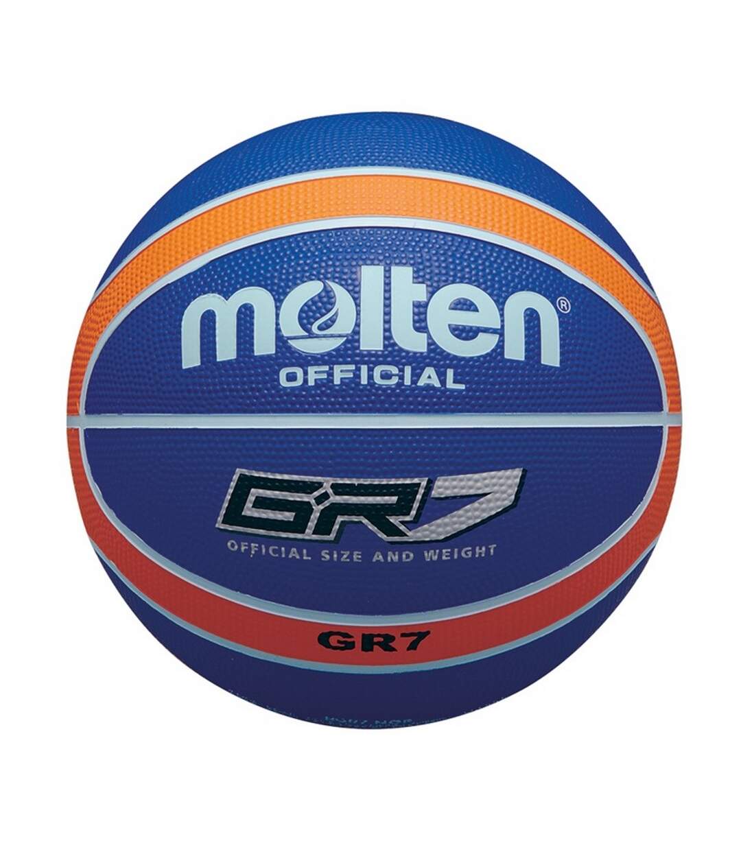 Ballon de basket taille 7 bleu / orange Molten-1