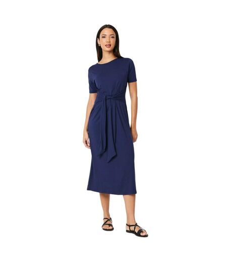 Robe t-shirt femme bleu marine Principles