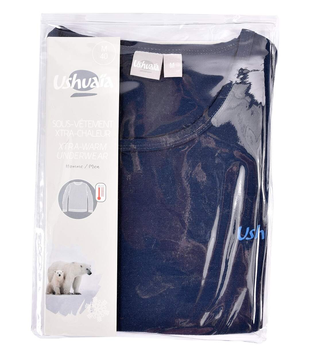 T Shirt Homme USHUAIA THERMO USHR108 MARINE-4