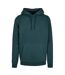 Sweat À Capuche Homme Vert Bouteille Build Your Brand-1