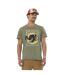 T-shirt homme col rond regular en coton effet usé print devant Lone Vondutch-1