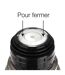 Mug Isolant Inox & Silicone 0,35L Gris-3