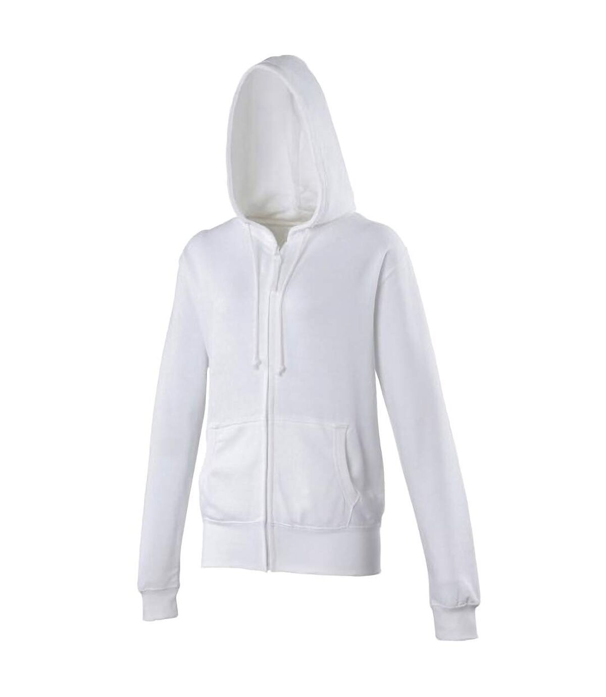 Awdis Girlie Womens/Ladies Hooded Sweatshirt / Hoodie / Zoodie (Arctic White)