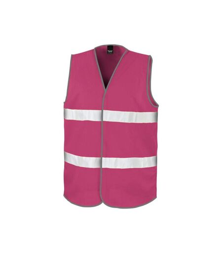 Gilet haute visibilité enhance adulte framboise SAFE-GUARD by Result
