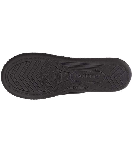 Isotoner Chaussons Mules femme ultra confortables (technologie everywear™), à mémoire de forme, intemporelles