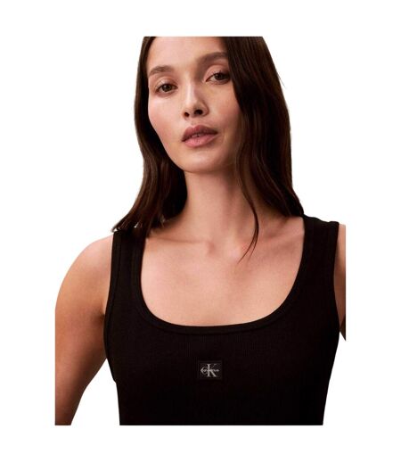 Robe Courte Femme Noir Calvin Klein