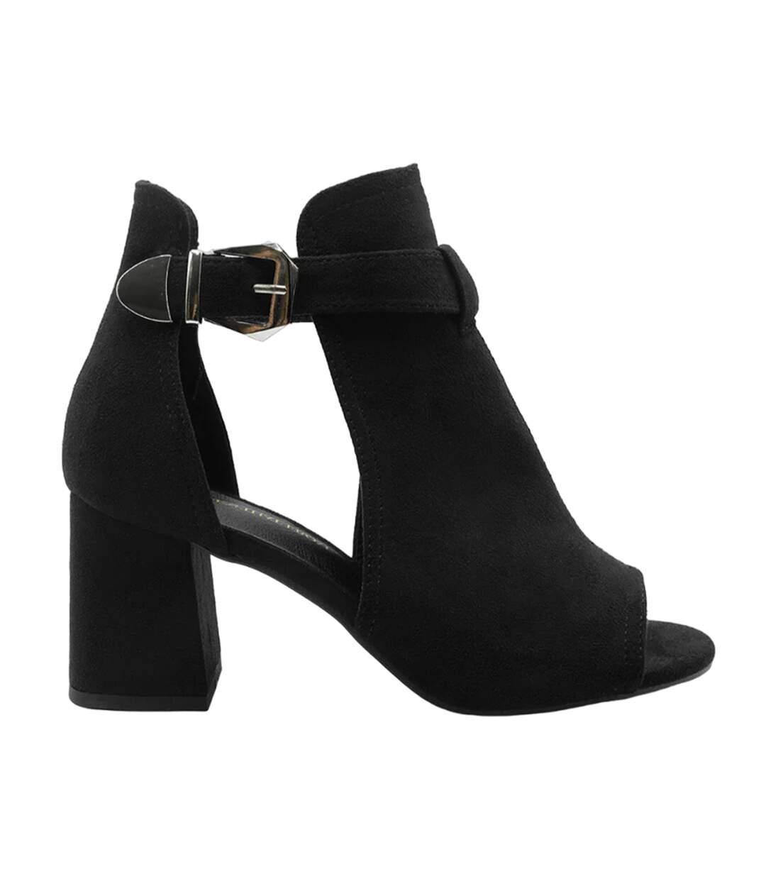 Sandales Larges lisa femme noir Where´s That From-1