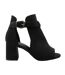 Sandales Larges lisa femme noir Where´s That From