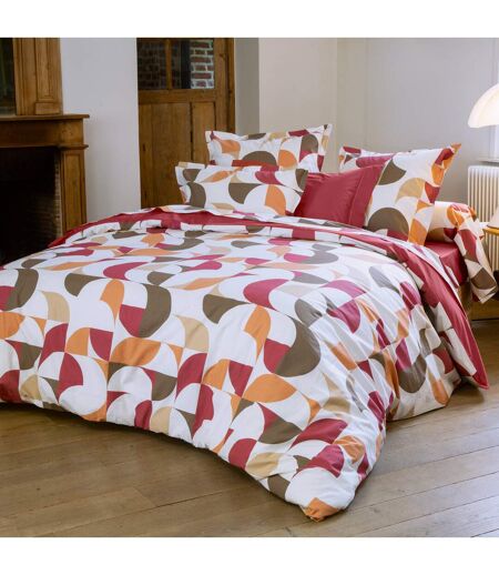 Drap plat percale de coton MODULO