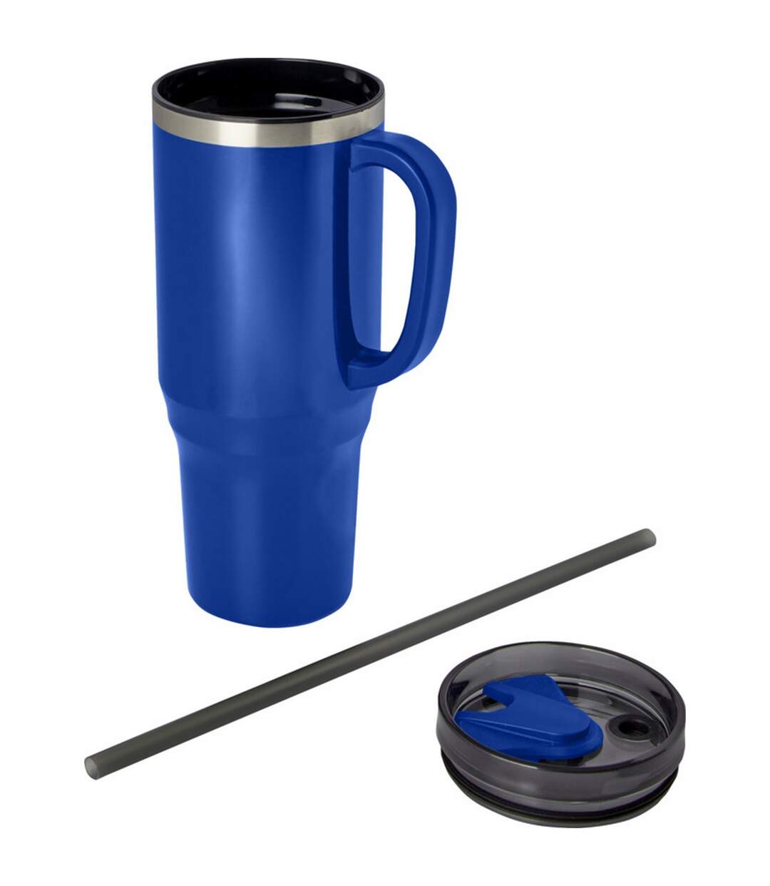 Mug Avec Paille Melbourne Taille Unique Bleu Roi Generic-3