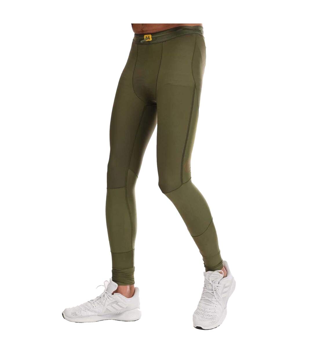 Mens Series-5 Long Tights Khaki Green Skins-3