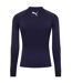 Mens Logo Base Layer Top Blue Puma-2