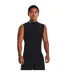 Mens Sleeveless Vest Top Black White Under Armour-1