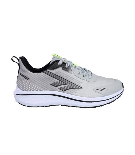 Baskets Santorini Homme Gris Noir Vert Fluo Hi-Tec
