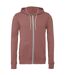 Canvas Sweat À Capuche Et Fermeture Zippée Homme Mauve Bella + Canvas-1
