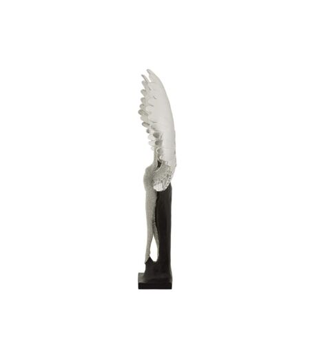Statuette Déco Ailes Sparky 48cm Argent