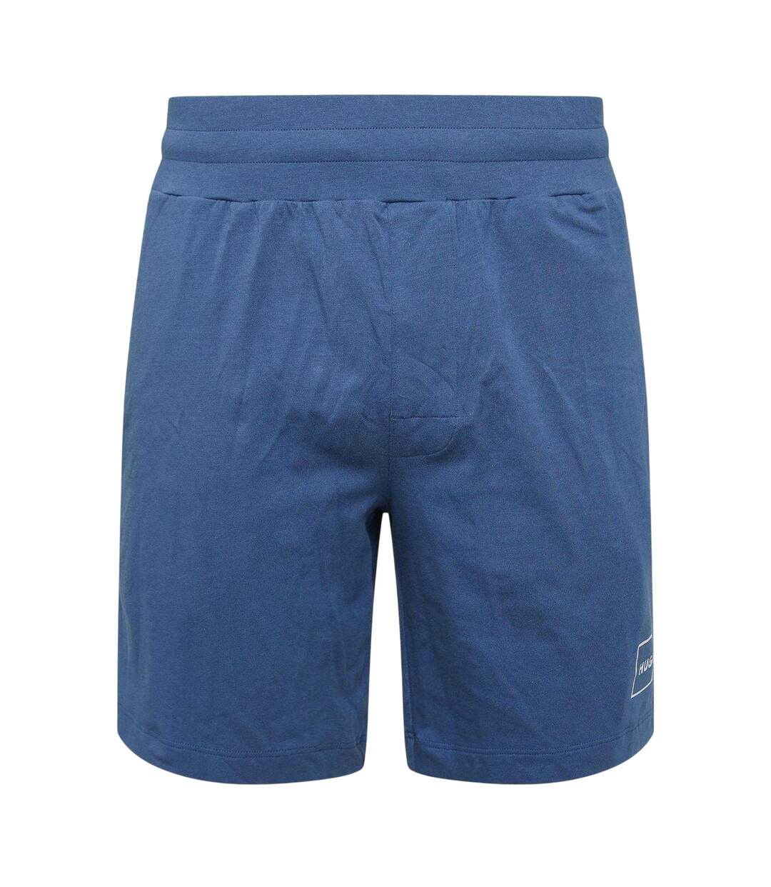 Mens Laze Relaxed Fit Pyjama Shorts Blue Hugo-1