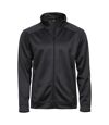 Tee Jays Mens Performance Zip Sweat Jacket (Black) - UTBC4566