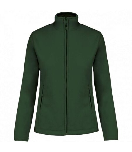 Womens/ladies maureen microfleece jacket forest green Kariban