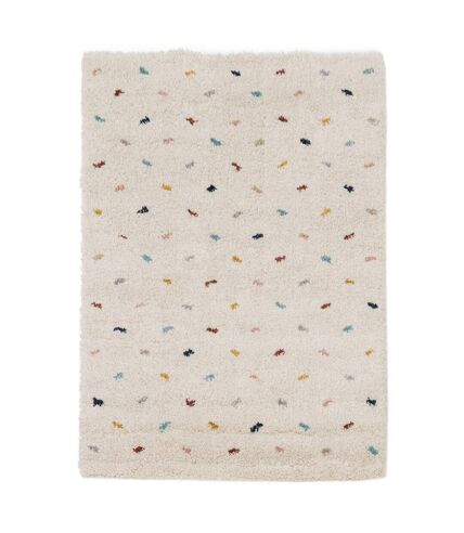 Tapis shaggy tissé motif simple CALYPSO 4