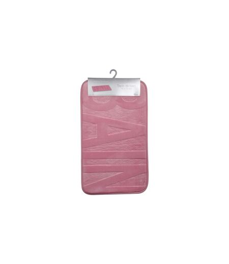 Tapis de Bain Microfibre Relief 45x75cm Rose