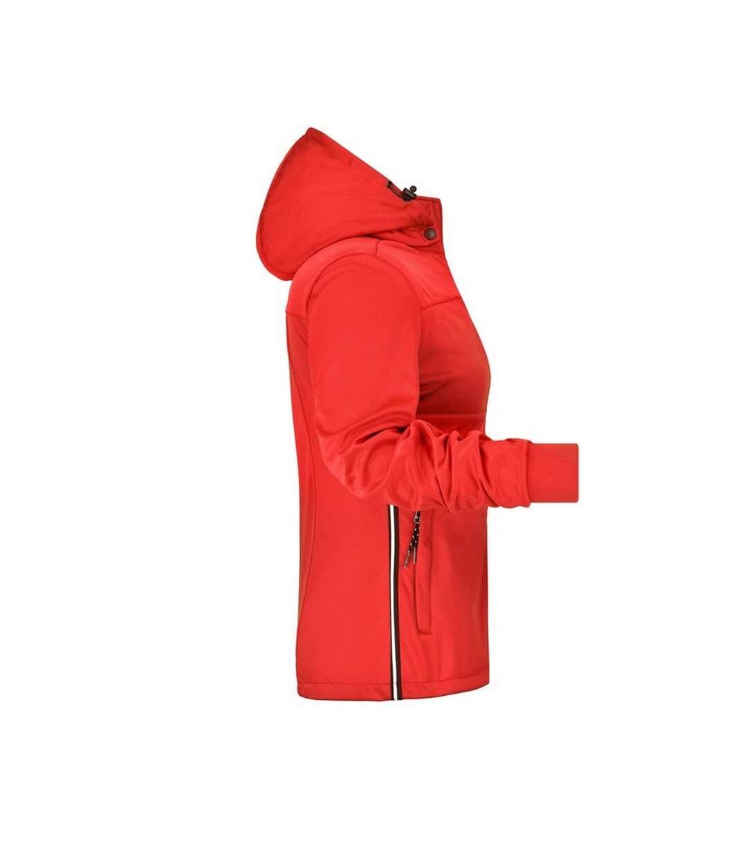 Veste Maritime Femme Rouge Bleu Marine Blanc James And Nicholson-3