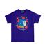 T-shirt Motif/style Jardin De Fleurs Adulte Bleu Cobalt Coraline-1