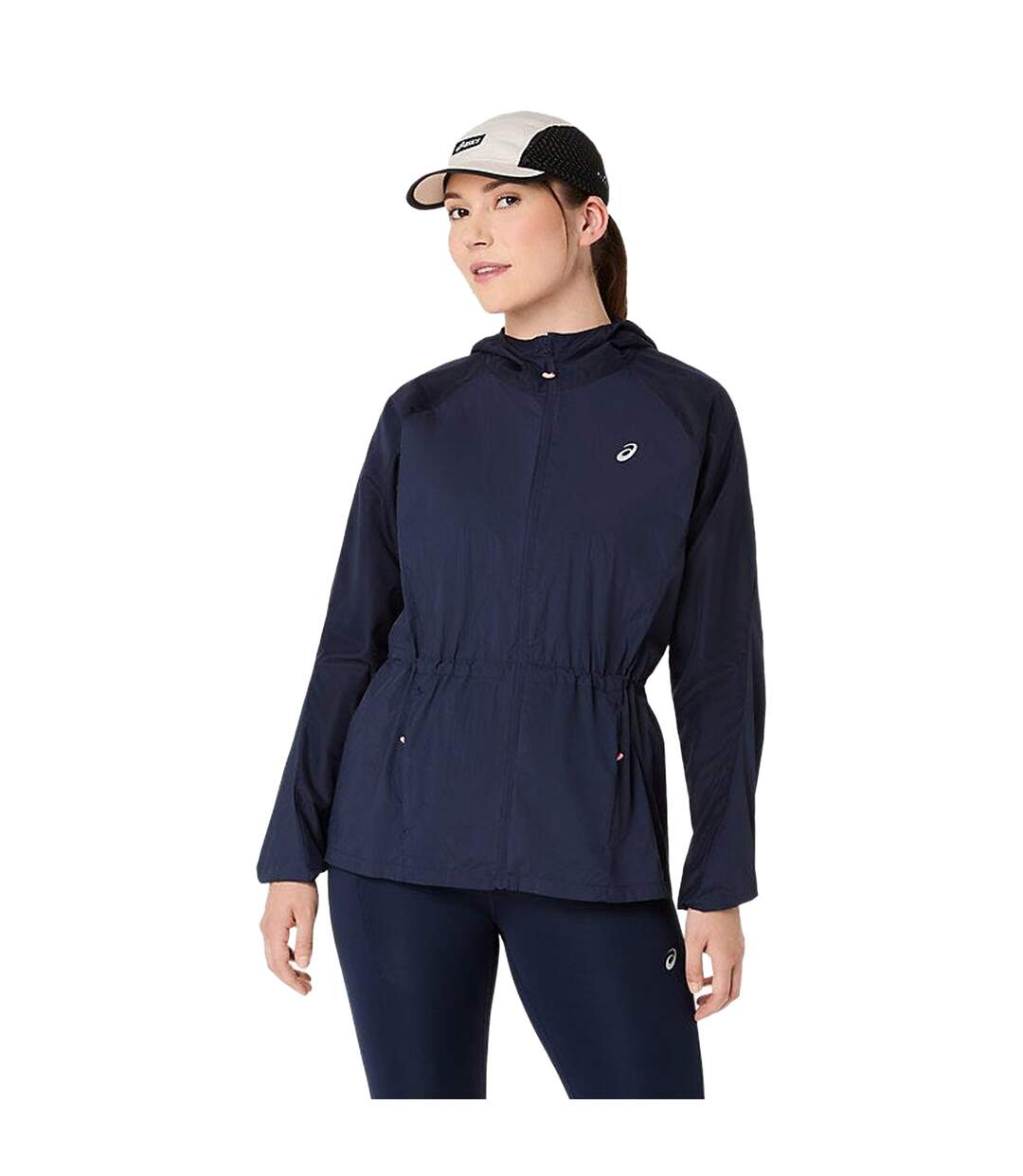 Veste Course À Pied Femme Bleu Nuit Asics-2