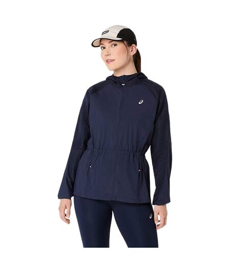 Veste Course À Pied Femme Bleu Nuit Asics