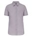 Chemise popeline manches courtes - Femme - K548 - gris silver-1