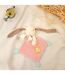 Doudou hochet lapin Ciboulette polyester collection DANS MON JARDIN-2