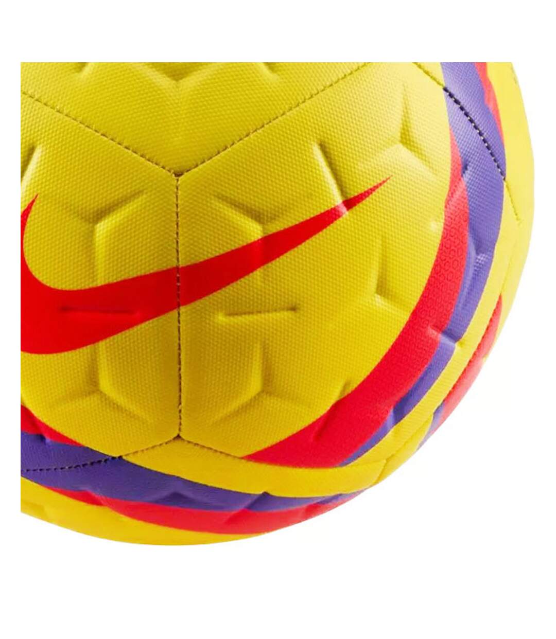 Ballon De Foot Motif/style Texturé Academy Team Taille 5 Jaune Rouge Bleu Nike-3