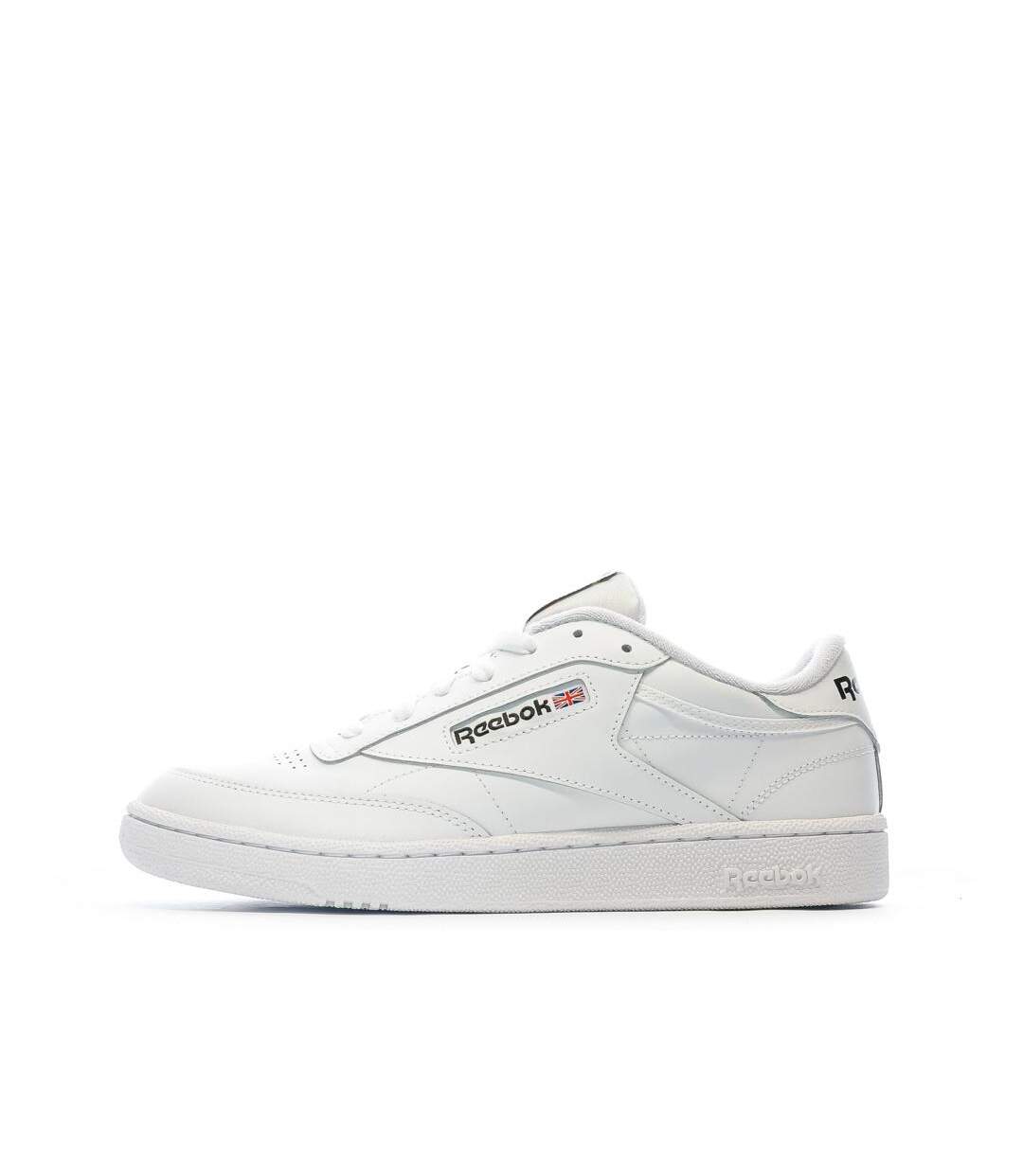 Baskets blanches mixte reebok club c 85-1