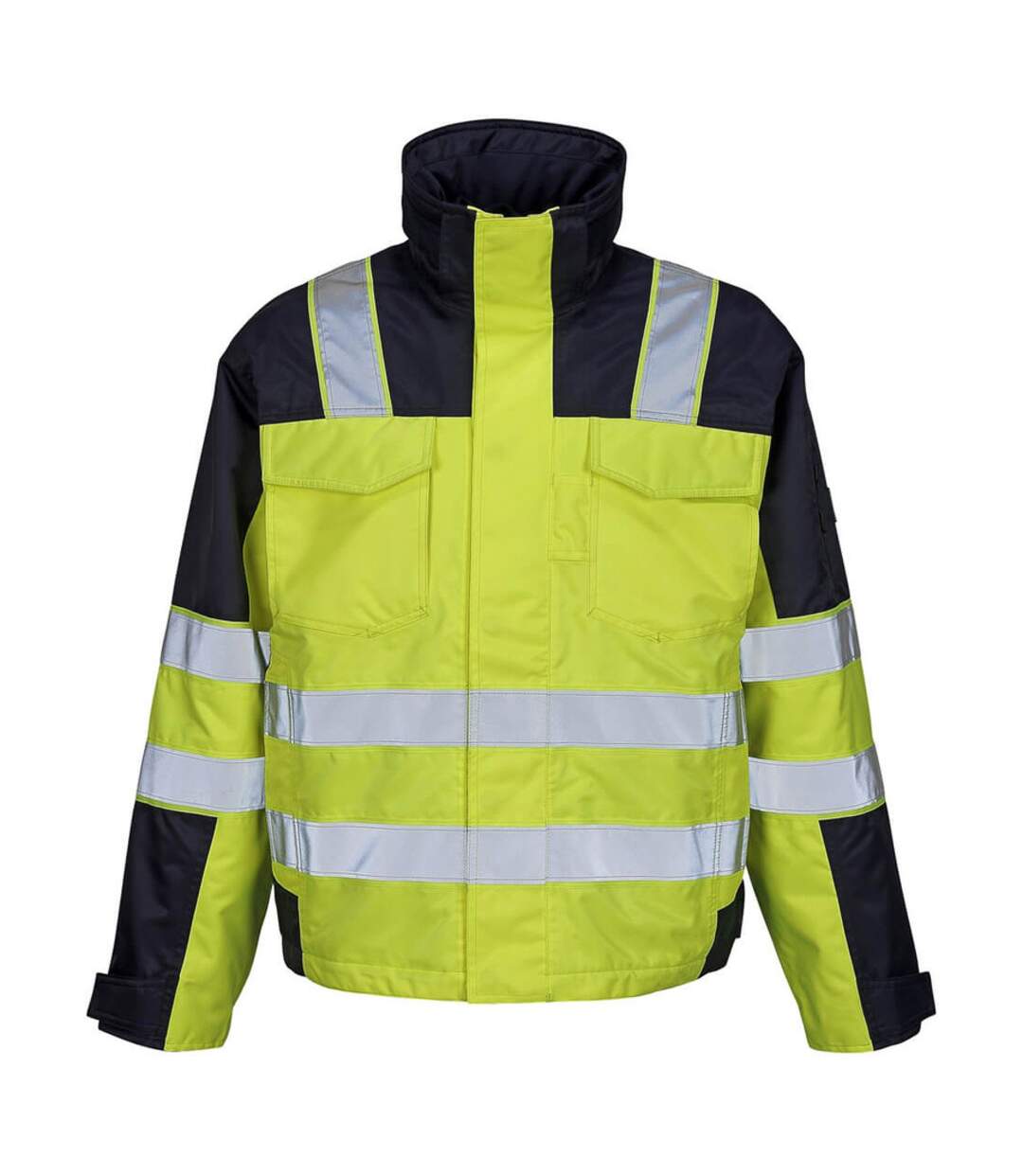 Veste Hiver Safe Image Adulte Jaune Bleu Marine Mascot-1