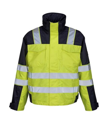 Veste Hiver Safe Image Adulte Jaune Bleu Marine Mascot